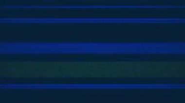 Vintage VHS (Video Home System) gürültü ve obje etkisini bozar. Eski bir kaset ya da eski bir TV 'de arıza var. Sinyal yok. 4k hata efekti.