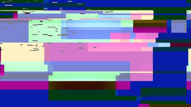 Vintage VHS (Video Home System) gürültü ve obje etkisini bozar. Eski bir kaset ya da eski bir TV 'de arıza var. Sinyal yok. Arıza efekti.