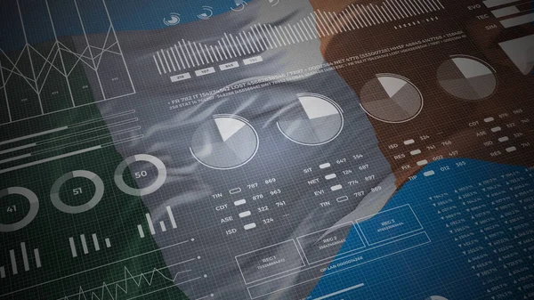 Irlanda Estadísticas Infografías Datos Del Mercado Financiero Análisis Informes Números — Foto de Stock