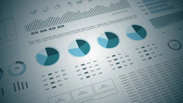 Statistiche Report Analisi Dati Finanziari Ideale Questioni Finanziarie Bancarie Scientifiche — Foto Stock
