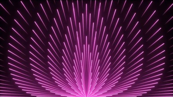 Sfondo Astratto Cornice Laser Fluorescente Linee Neon Luce Ultravioletta Modello — Foto Stock