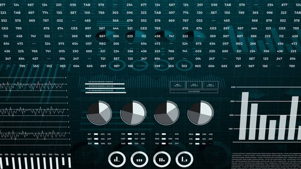 Statistik Finansmarknadsuppgifter Analyser Och Rapporter Siffror Och Diagram Infografik — Stockfoto