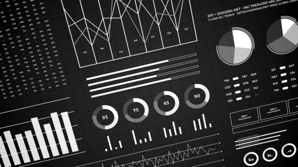 Statistik Finansmarknadsuppgifter Analyser Och Rapporter Siffror Och Diagram Infografik — Stockfoto