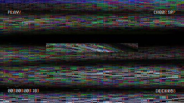 Vintage VHS (Video Home System) gürültü ve obje etkisini bozar. Eski bir kaset ya da eski bir TV 'de arıza var. Sinyal yok. Arıza efekti.