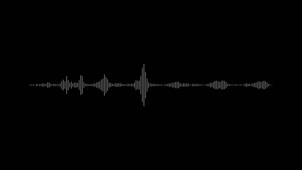 Ses Dalgası Spektrumu Müzik Ses Dalgaları Dijital Süreç Veya Kayıt — Stok fotoğraf