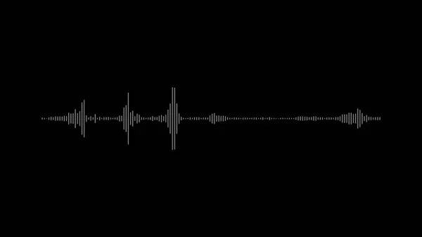 Audio Wellenspektrum Schallwellen Von Musik Digitales Prozess Oder Aufzeichnungskonzept — Stockfoto