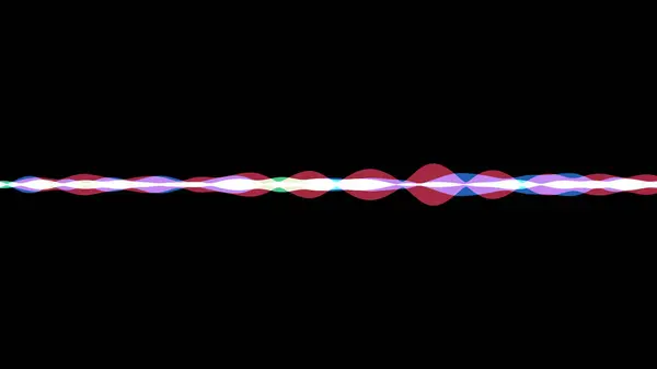 Ses Dalgası Spektrumu Müzik Ses Dalgaları Dijital Süreç Veya Kayıt — Stok fotoğraf