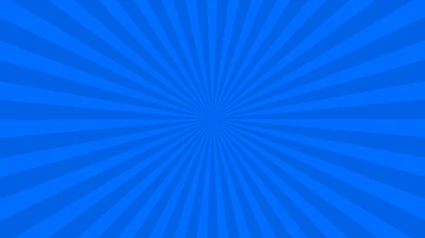 Rayos Sol Blu Arte Pop Estilo Cómico Backgound — Foto de Stock