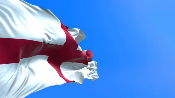 England Flag Realistic Waving Flag Background — Stock Photo, Image