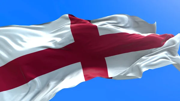 Anglia Zászló Realisztikus Integető Zászló Háttér — Stock Fotó