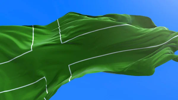 Ladonia Flag Realistic Waving Flag Background — Stock Photo, Image