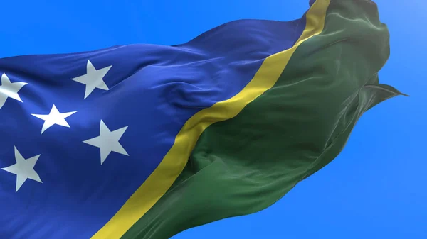 Прапор Соломонових Островів — стокове фото