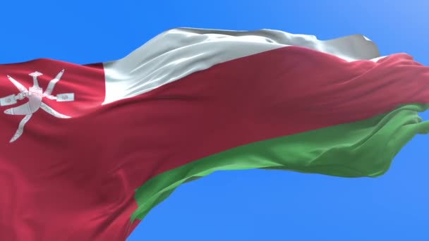 Oman Flag 현실적 흔들기 플래그 — 비디오