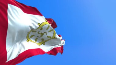 Sikkim bayrağı - 3D gerçekçi bayrak sallama arkaplanı