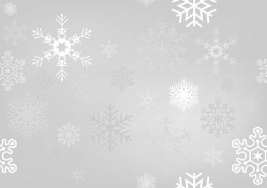 kar taneleri ile Noel kağıt