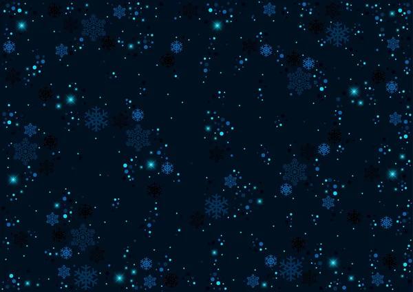 Blue christmas patroon — Stockvector