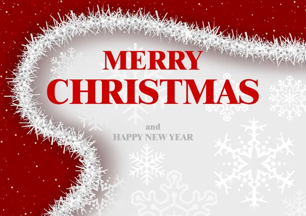 Merry Christmas Greeting — Stock Vector