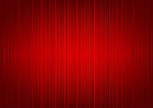 Fondo de cortina de rayas rojas — Vector de stock