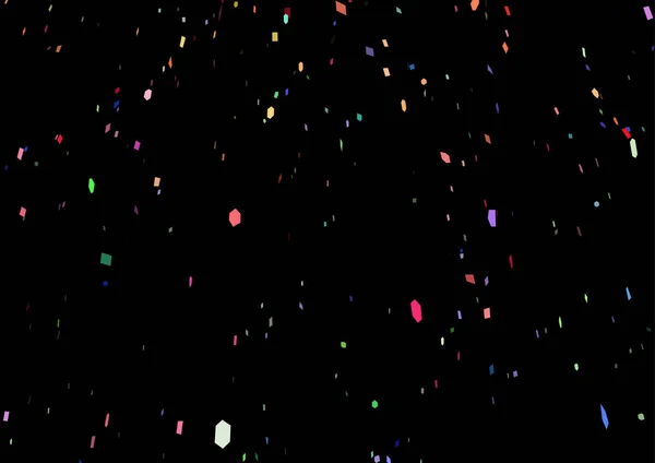 Fond de particules colorées tombant — Image vectorielle