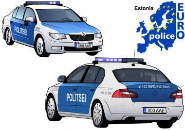Estonya polis arabası