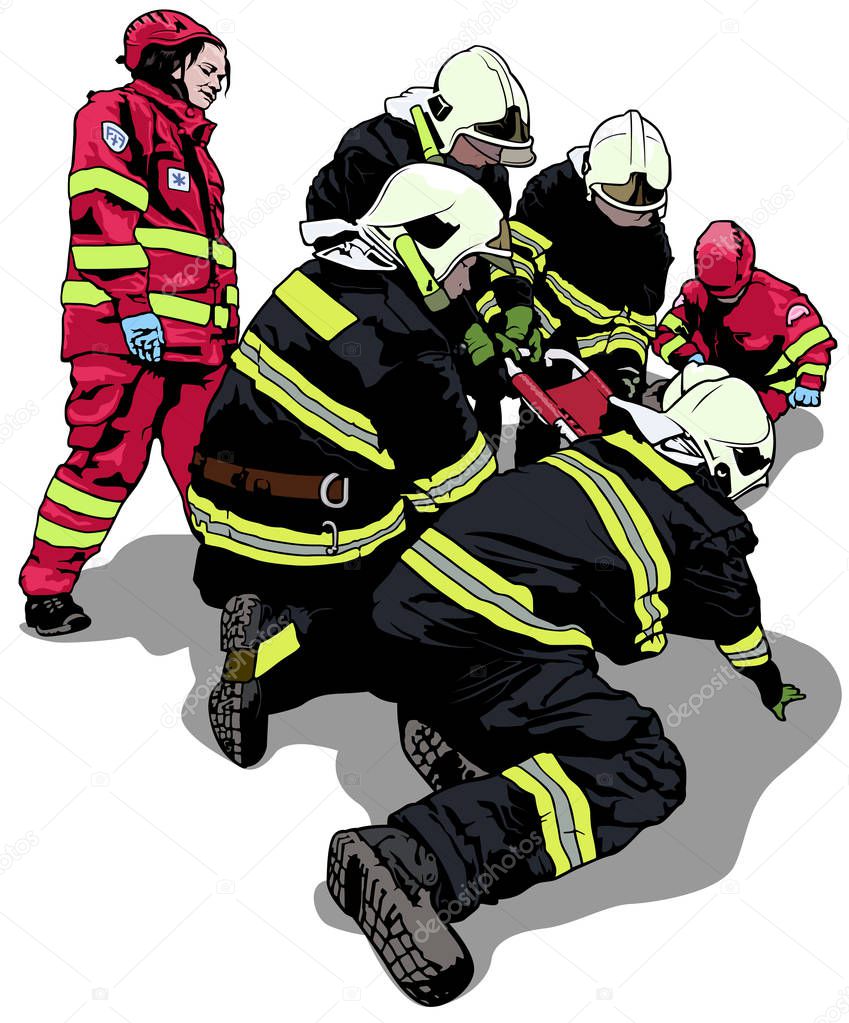 Firefighters and Rescuers