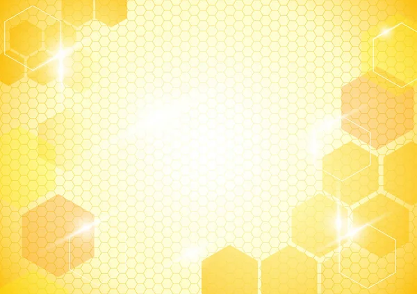 노골적 Honeycombs Colored Graphic Illustration Your Projects Vector — 스톡 벡터