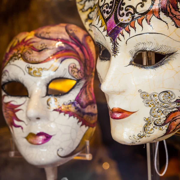 Tradycyjne maski weneckie — Zdjęcie stockowe