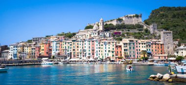 Porto Venere, İtalya - Haziran 2016 - Cityscape