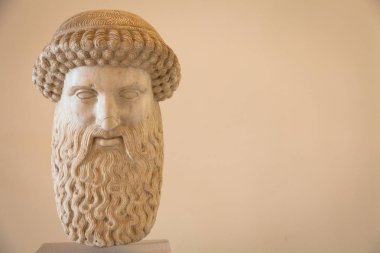 Venice, İtalya - 27 Haziran 2016: Hermes kafasından Palazzo Ducale Mus