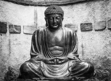 Japon Buda heykeli meditasyon