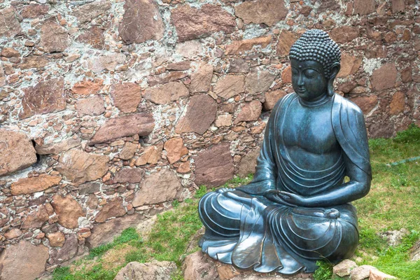 Buda heykeli meditasyon — Stok fotoğraf