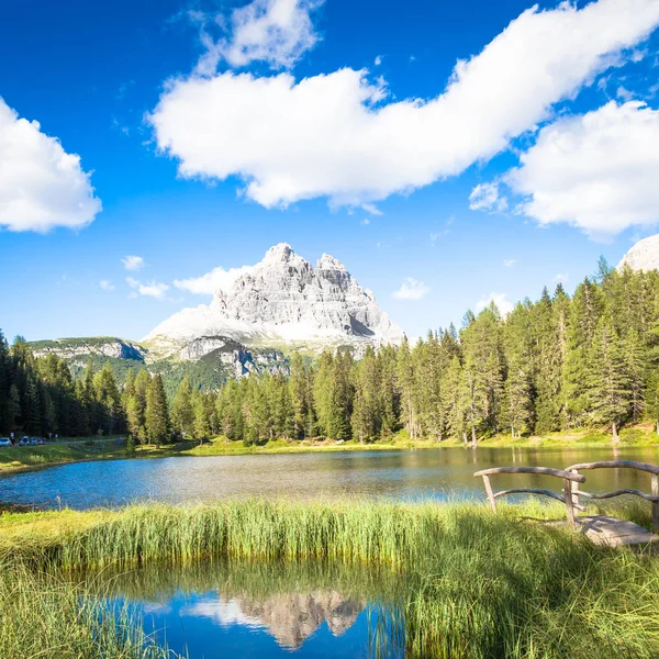 Horská krajina regionu Dolomiti, Itálie. — Stock fotografie