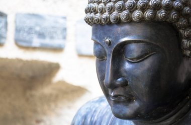 Japon Buda heykeli meditasyon