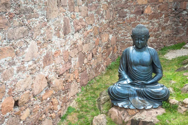 Estátua de buddha meditando — Fotografia de Stock