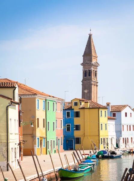 Casas de colores en Venecia - Italia — Foto de Stock