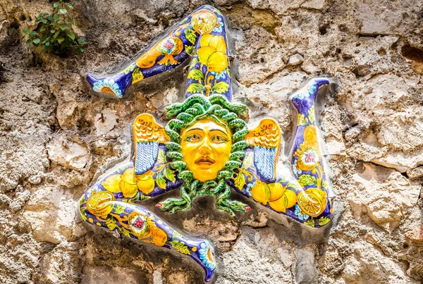 Il simbolo a tre zampe della Sicilia: Trinacria — Foto Stock