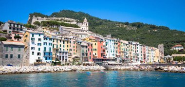 Porto Venere, İtalya - Haziran 2016 - Cityscape