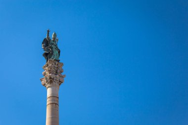Santo Oronzo sütun Lecce, İtalya