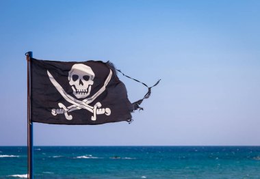 Pirate flag clipart