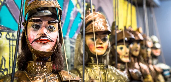 Traditionella sicilianska marionetter — Stockfoto