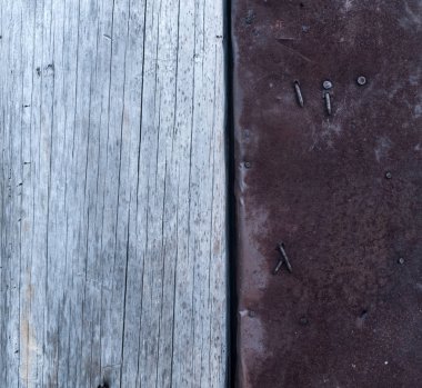 arka plan eski ahşap ve metal