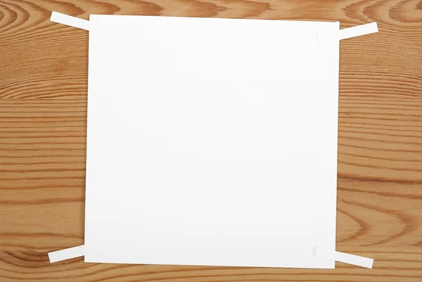 Folha em branco quadrado — Fotografia de Stock