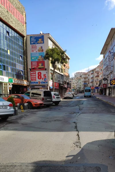 Istanbul Mar 2020 Calles Vacías Primer Día Del Cierre Debido —  Fotos de Stock