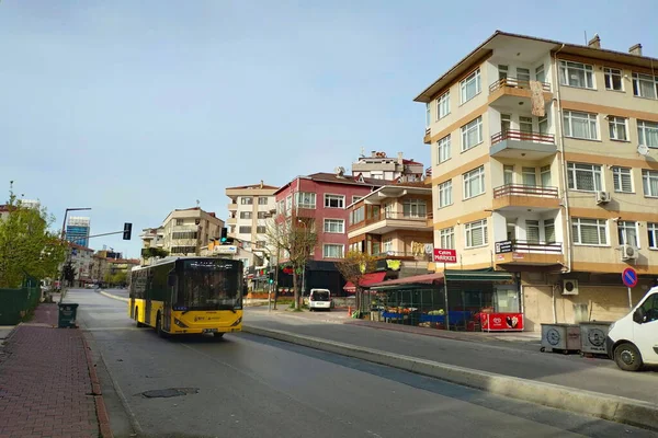 Stanbul Nisan 2020 Türkiye Nin Sokakları Pazar Günü Terk Edildi — Stok fotoğraf