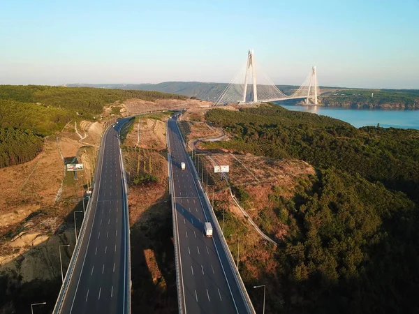 Ruas Vazias Meio Bloqueio Total Coronavírus Mega City Aeronave Ponte Imagens De Bancos De Imagens Sem Royalties