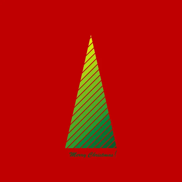 Árbol de Navidad estilizado — Vector de stock