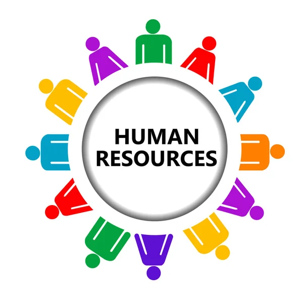 Icône des ressources humaines — Image vectorielle