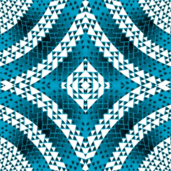 Bleu géométrique formes fond — Image vectorielle