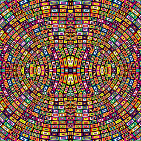 Mosaico fondo óptico — Archivo Imágenes Vectoriales
