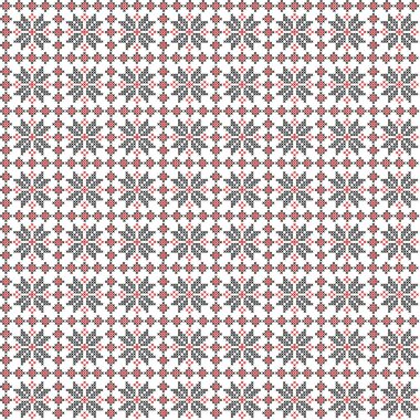 İşlemeli eski el yapımı Kanaviçe işi etnik desen